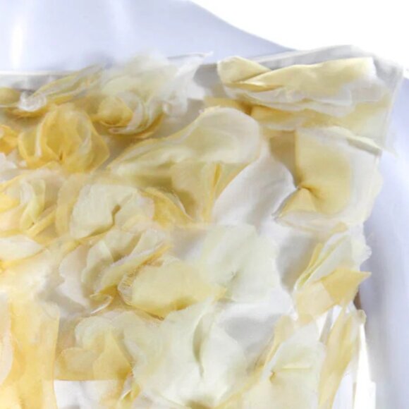 RAFAEL CENNAMO Haute Couture * Open Back Floral Fringe Silk Cocktail Dress - Picture 6 of 9